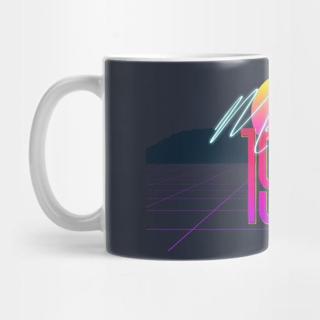 Made In 1983 ∆∆∆ VHS Retro Outrun Birthday Design by DankFutura